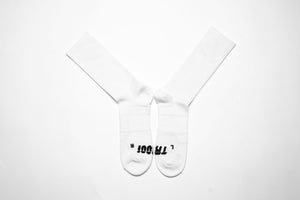 Cloned Sport Sock (wht/blk)
